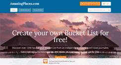 Desktop Screenshot of amazingplaces.com